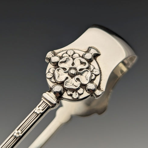 1893 年英國古董純銀糖鉗 29 克 John Round and Son