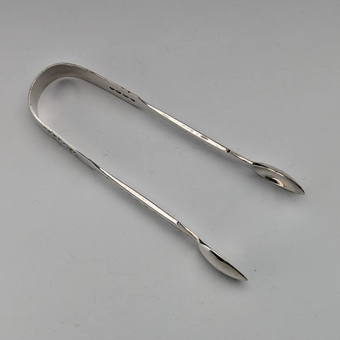 1885 年英國古董純銀糖鉗 28 克 Wakely and Wheeler