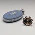 英國復古 Wedgwood Jasperware 橢圓形香水瓶