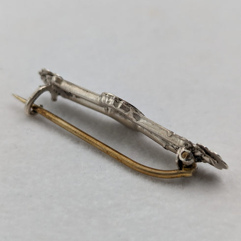 1897年 英国アンティーク 純銀製 馬蹄デザイン ブローチ Ward Brothers