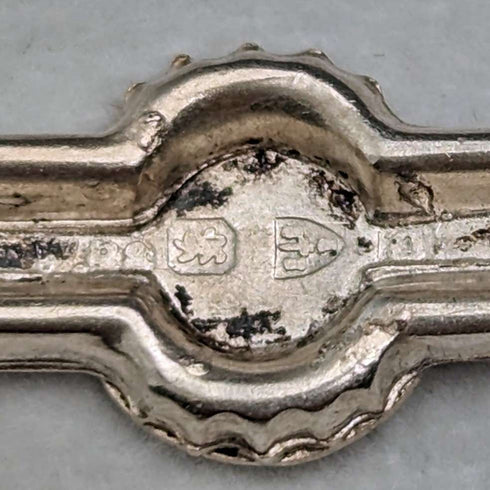 Broche de plata de ley con diseño de herradura, antigüedad británica de 1897, Ward Brothers