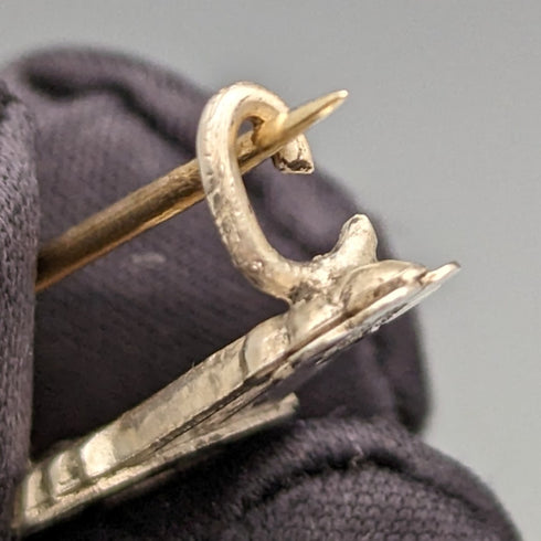 1897年 英国アンティーク 純銀製 馬蹄デザイン ブローチ Ward Brothers