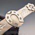 Broche de plata de ley con diseño de herradura, antigüedad británica de 1897, Ward Brothers