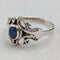 British Vintage Jewelry Bluestone Sterling Silver Ring (No. 9.5) Ring