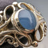 British Vintage Jewelry Bluestone Sterling Silver Ring (No. 9.5) Ring