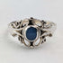 British Vintage Jewelry Bluestone Sterling Silver Ring (No. 9.5) Ring