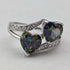 British Vintage Jewelry Multicolor Sterling Silver Toi Emore Ring (No. 9.5) Ring
