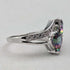 British Vintage Jewelry Multicolor Sterling Silver Toi Emore Ring (No. 9.5) Ring