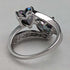 British Vintage Jewelry Multicolor Sterling Silver Toi Emore Ring (No. 9.5) Ring