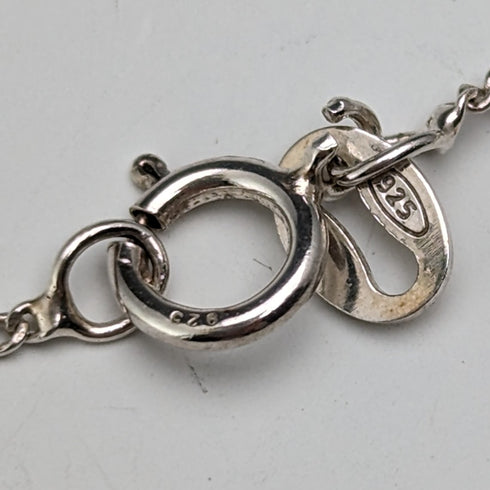 英国ヴィンテージ ウェッジウッド 純銀&ライラックジャスパー ペンダント ネックレス