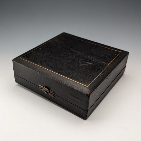 約 1910 年英國古董鍍銀調味容器套裝盒裝