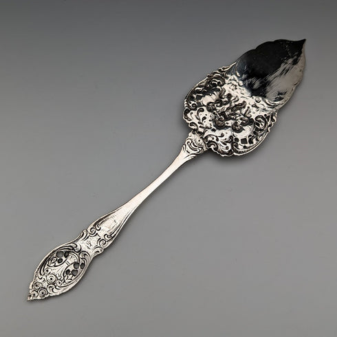 德國古董 800 銀壓花糕點盤