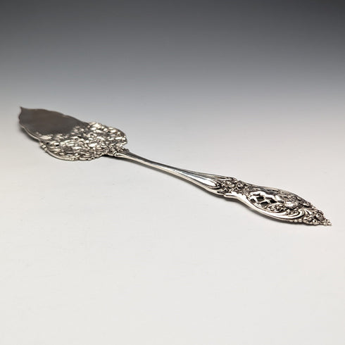 德國古董 800 銀壓花糕點盤