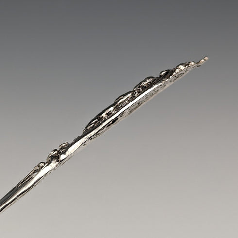 德國古董 800 銀壓花糕點盤