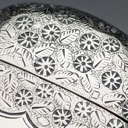 1876 年英國古董純銀 Vesta 盒 33 克火柴盒 Howard James