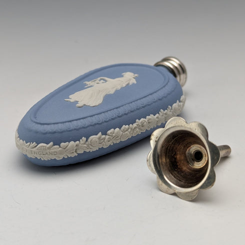 英國復古韋奇伍德碧玉橡子形狀香水瓶