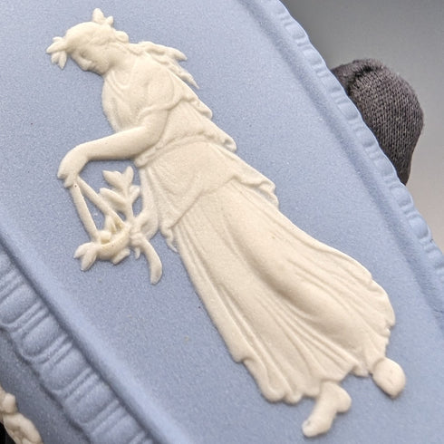 英國復古韋奇伍德碧玉橡子形狀香水瓶