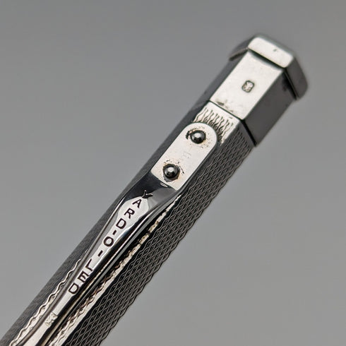 1956 英國 Yard O' 紅色純銀六角形自動鉛筆(附盒子)