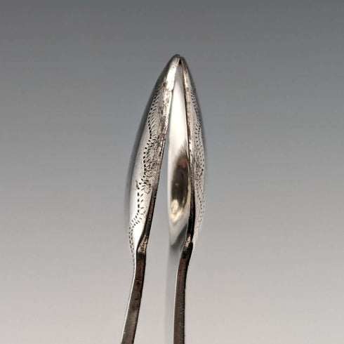1800年頃 英国アンティーク 純銀製 シュガートング 33g Stephen Adams II