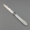 1834 British Antique White Pearl Handle Sterling Silver Blade Penknife Nathaniel Creswick