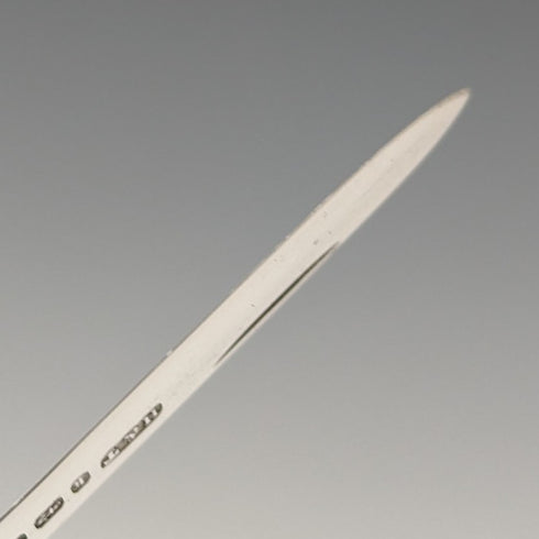 1884 年英國古董白色珍珠手柄純銀刀片小刀 Hilliard and Thomason