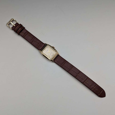 1949 British Vintage Benson K9 solid gold rectan Dennison case mechanical watch in good working order