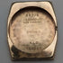 1949 British Vintage Benson K9 solid gold rectan Dennison case mechanical watch in good working order