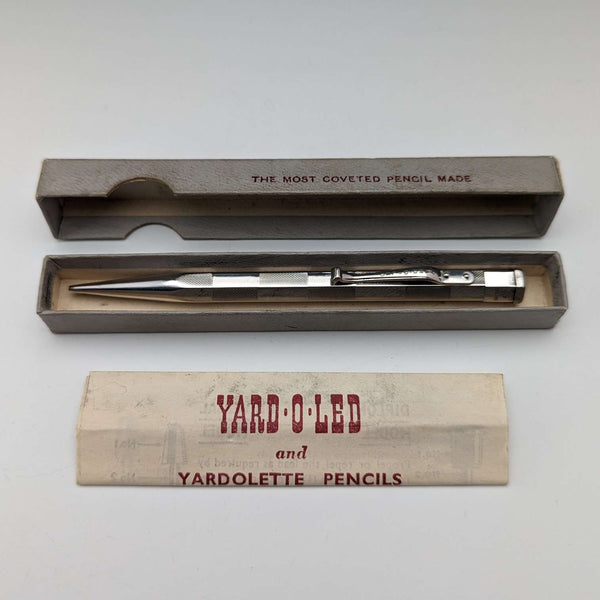 英國復古 Yard O' Red 鍍銠六角驅動鉛筆紙盒裝