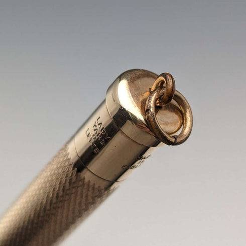 British Vintage YARD-O-RED Rolled Gold Propelled Mini Pencil YARD-O-LETTE with Jump Ring