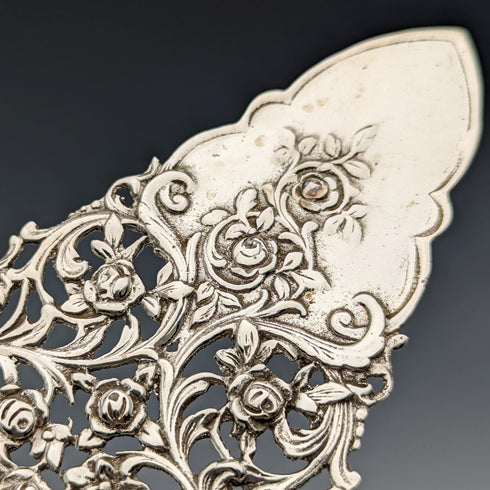 1946年 スウェーデン製 830シルバー製 ピアス装飾 ペストリーサーバー GEWE