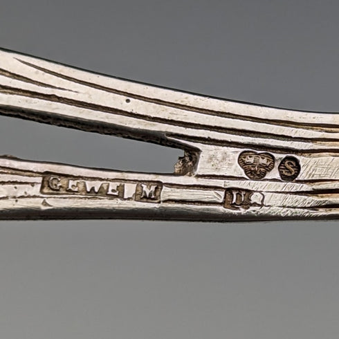 1946年 スウェーデン製 830シルバー製 ピアス装飾 ペストリーサーバー GEWE