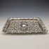 1901 British Antique Sterling Silver Relief Engraved Dressing Table Tray 297g George Nathan and Ridley Hayes
