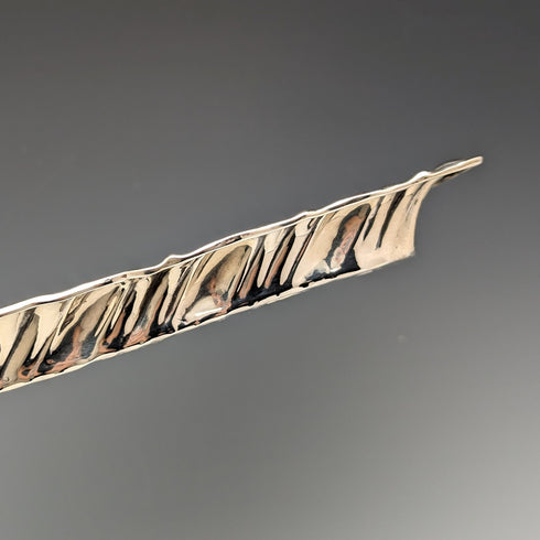 1901 British Antique Sterling Silver Relief Engraved Dressing Table Tray 297g George Nathan and Ridley Hayes