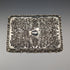 1901 British Antique Sterling Silver Relief Engraved Dressing Table Tray 297g George Nathan and Ridley Hayes