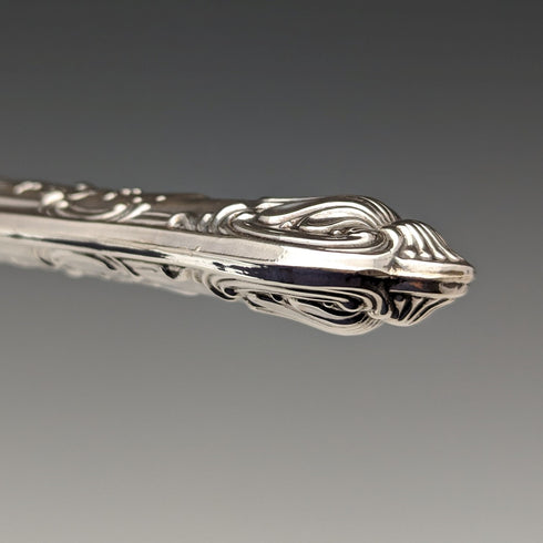 1969 年英國復古純銀手柄麵包刀哈里森兄弟