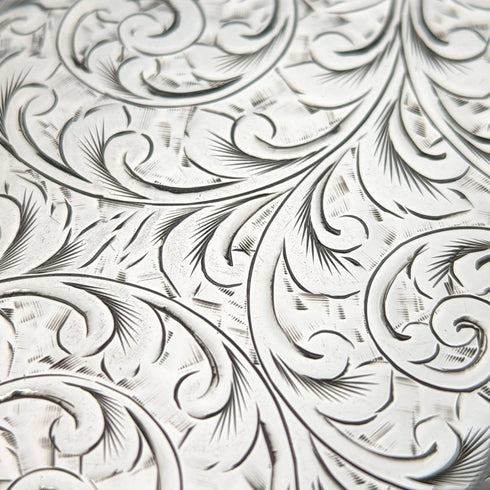 1902年 英国アンティーク 純銀製 シガーケース 133g HD