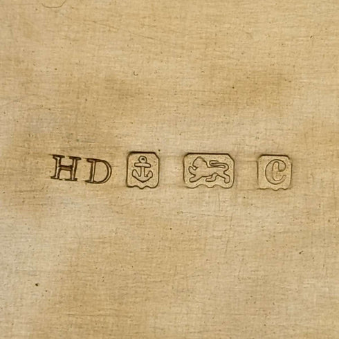 1902年 英国アンティーク 純銀製 シガーケース 133g HD