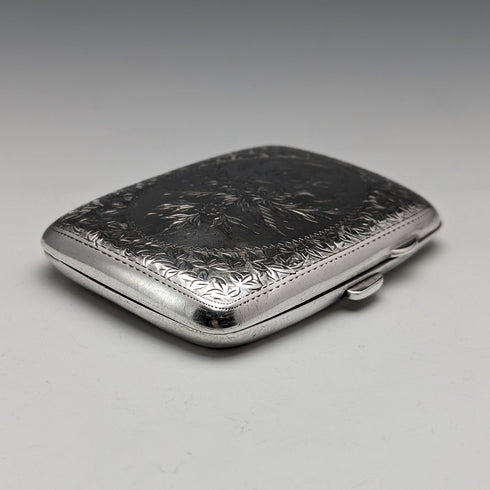 1912 年英國古董純銀煙盒 62 克 Joseph Gloster