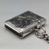 Circa 1900 British antique sterling silver Albert chain, extra thick 74g, Vesta case