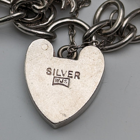 英國復古純銀吊飾手鍊 47 克 WJS