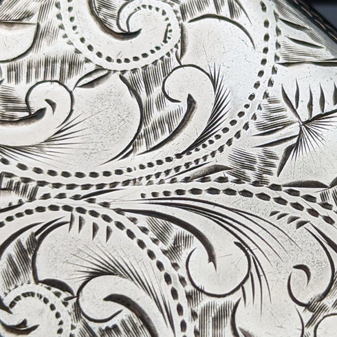 1895 年英國古董純銀 Vesta 盒 25 克火柴盒 Joseph Gloster