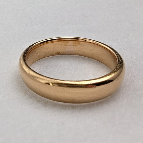 1929 British Vintage Jewelry 22K Gold Ring 4.8g Samuel Hope