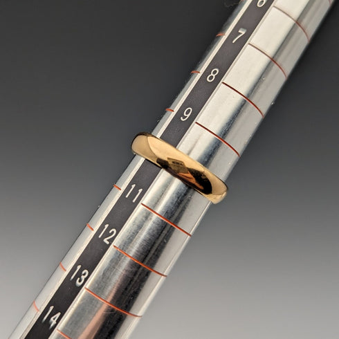 1929 British Vintage Jewelry 22K Gold Ring 4.8g Samuel Hope