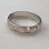 British vintage jewelry, sterling silver bright cut ring