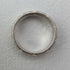 British vintage jewelry, sterling silver bright cut ring