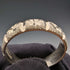 British vintage jewelry, sterling silver bright cut ring