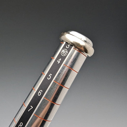 British vintage jewelry, sterling silver, simple pinky ring