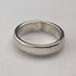 British vintage jewelry, sterling silver, simple pinky ring