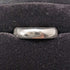 British vintage jewelry, sterling silver, simple pinky ring