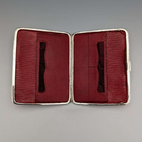 1906 年英國古董雙門純銀卡包 108 克 Deakin and Francis